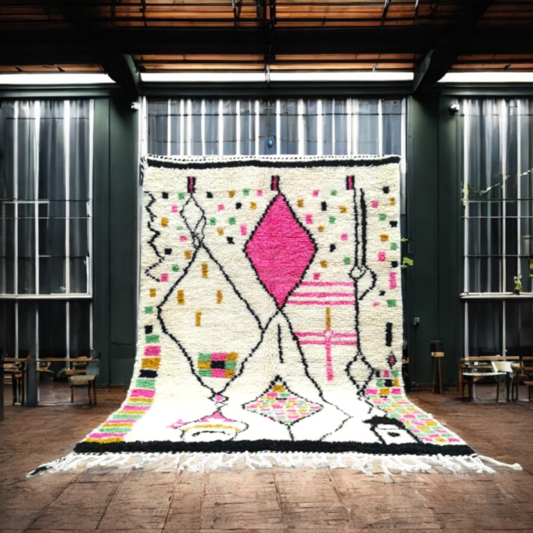 Azilal-Design-Black-and-Colors-Carpet
