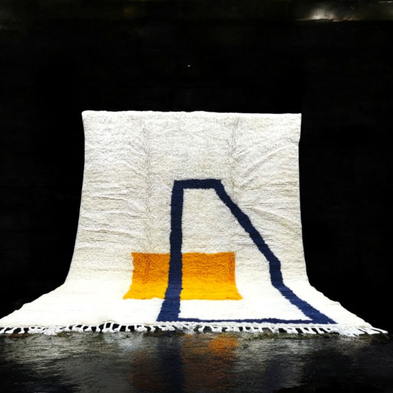 Modern-handcrafted-contemporary-Morocco rug