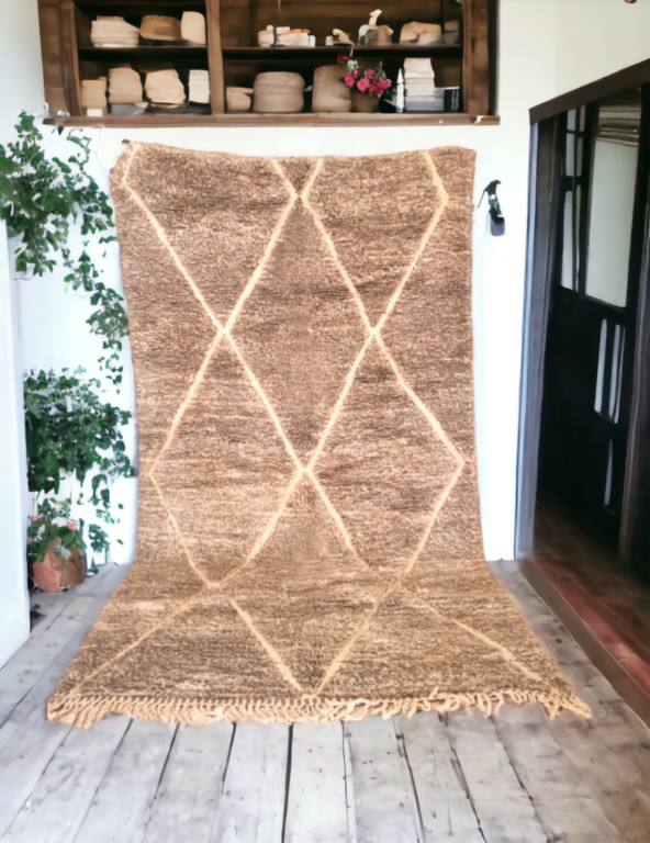 tapis-marron-chataigne-245-140cm