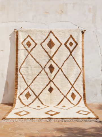 106C-Rug-wool-diamond-brown