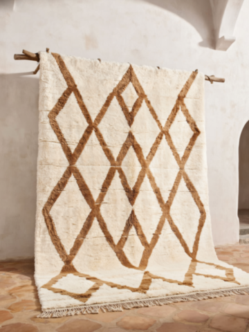 Unique-Berber-Diamond Rug