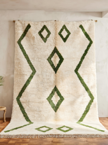 36C-Berber carpet-green diamonds 36C-Berber carpet-green diamonds