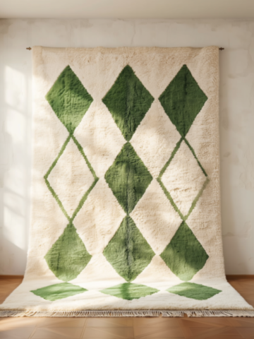 46C-rug-Morocco-diamond-green 46C-rug-Morocco-diamond-green