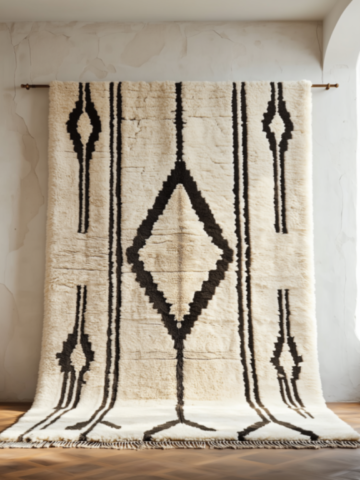 50C-Moroccan-rug-white-black 50C-Moroccan-rug-white-black