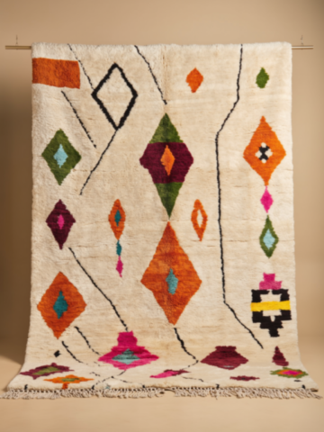 Tapis berbère coloré – Design original Tapis berbère coloré – Design original