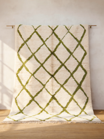 60C-Tapis-berbere-geometrique-vert 60C-Tapis-berbere-geometrique-vert