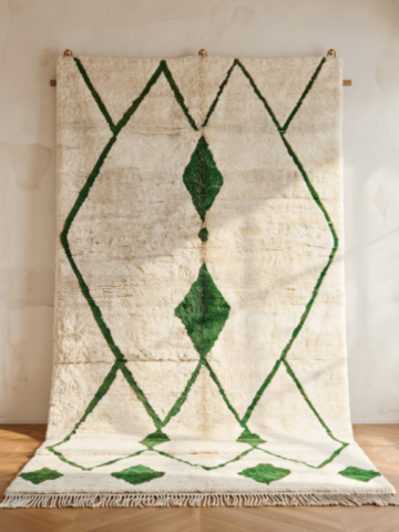 63C-Tapis-berber-losanges-design-blanc-vert 63C-Tapis-berber-losanges-design-blanc-vert