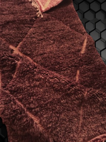 losange-tapis-marron-fonce