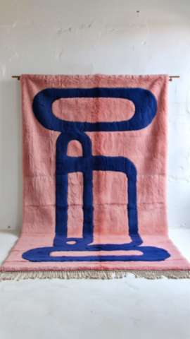 pink berbere rug with blue patterns - 17 pink berbere rug with blue patterns - 17