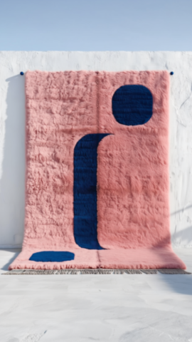 pink berbere rug with blue patterns - 9 pink berbere rug with blue patterns - 9